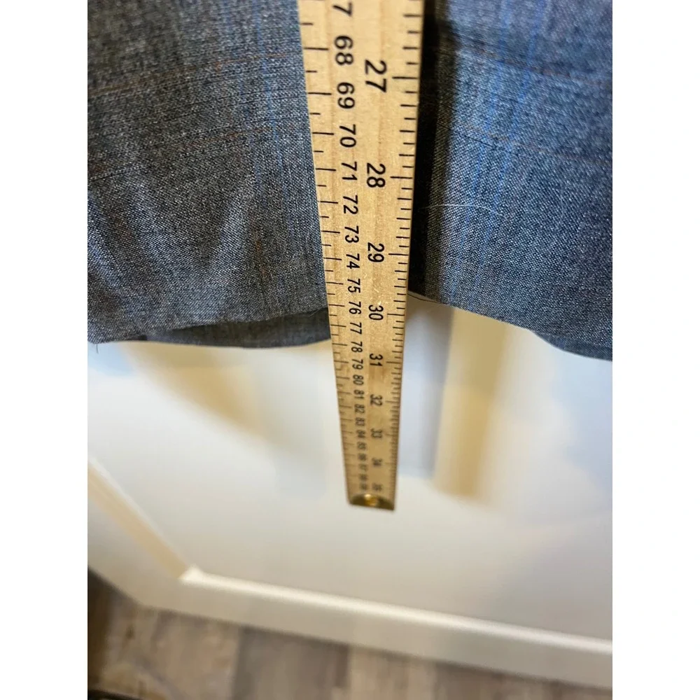 Christian‎ Dior Mens Blazer Vintage Glen Plaid Gray Size 37
